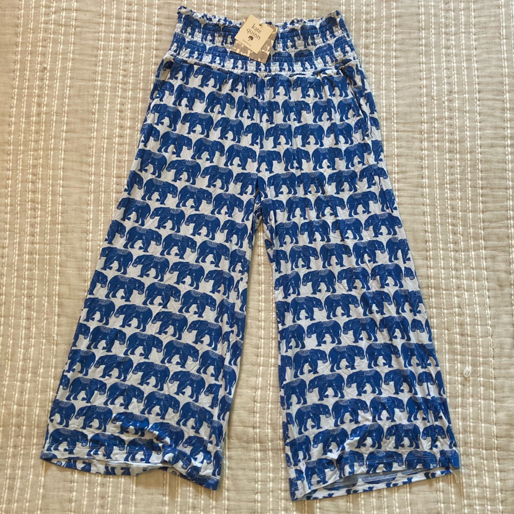 Kate Quinn Elephant Gaucho Pants